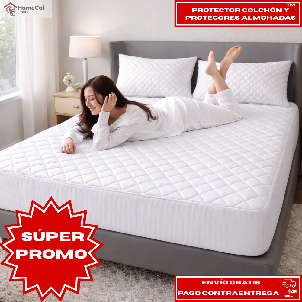 OFERTA ESPECIAL: Protector de Colchón Impermeable™ + Protectores de Almohada™