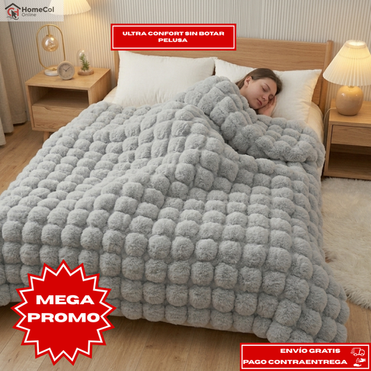 OFERTA ESPECIAL: Cobija Premiun Piel de Conejo™ - Maximo confort