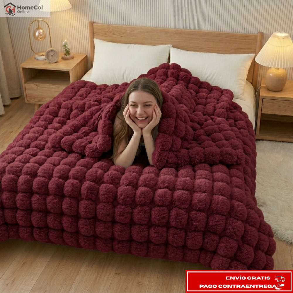 OFERTA ESPECIAL: Cobija Premiun Piel de Conejo™ - Maximo confort